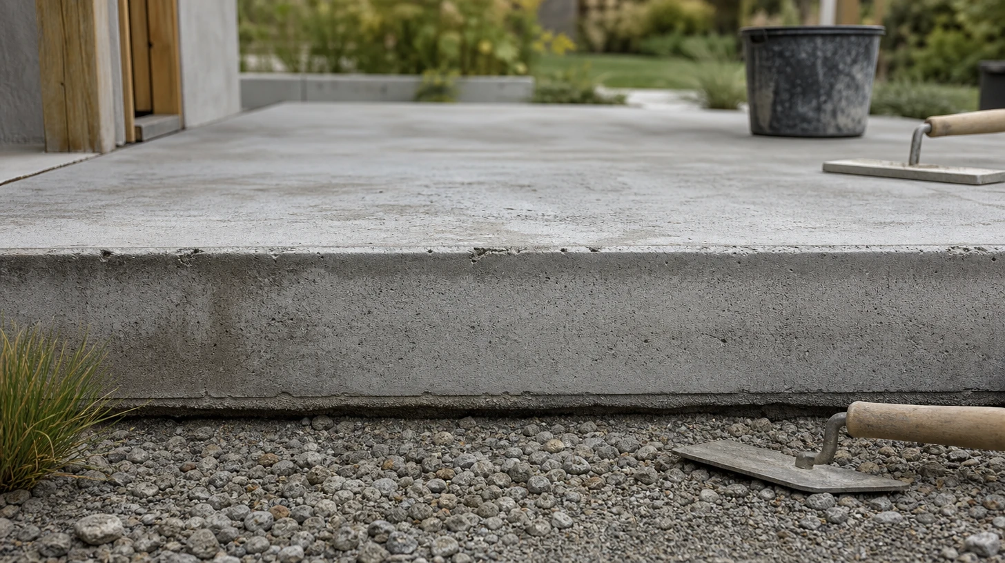 Fixation terrasse en béton