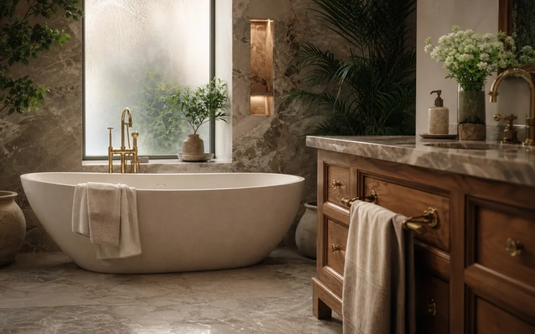 5 choses à faire pour créer une salle de bain italienne réussie